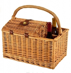 picnic basket,wicker hamper,wicker picnic basket set