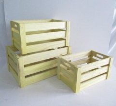 wood crate,gift basket,wood box,storage basket