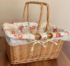 willow shopping basket willow storage basket