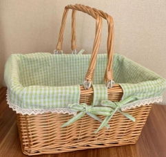 willow shopping basket willow storage basket