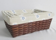 storage basket,wood woven basket,gift basket,fruit basket