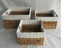 storage basket,gift basket,fruit basket,made of water hyacinth