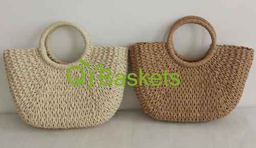 paper rope storage basket gift basket shopping bag