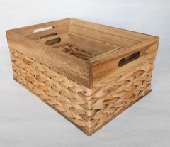 storage basket,gift basket,fruit basket,made of water hyacinth