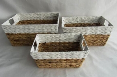 storage basket,gift basket,fruit basket,made of water hyacinth