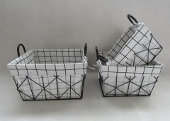 wire storage basket gift basket