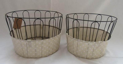 storage basket,wired basket,gift basket,S/2