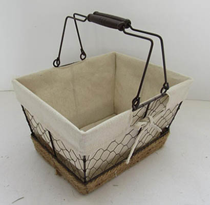 storage basket,wire basket,gift basket with handle