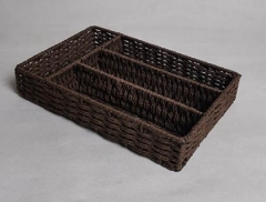 paper rope storage basket