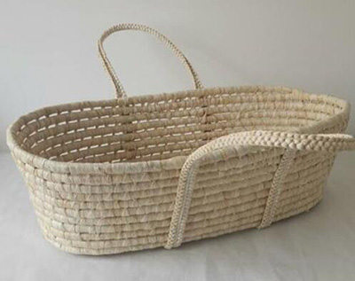 maize moses basket baby gift basket