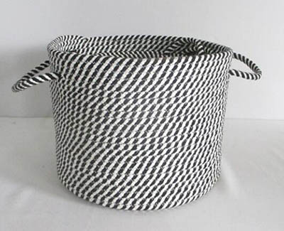 storage basket cotton rope basket laudnry basket