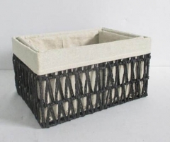 paper rope storage basket gift basket with liner