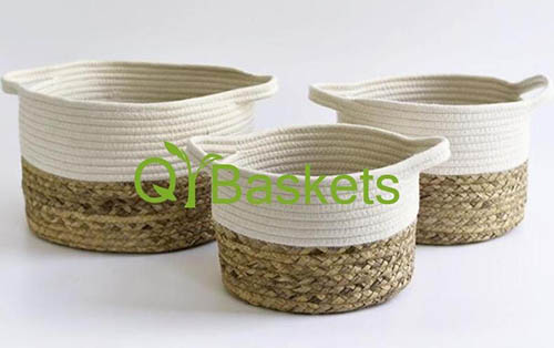 storage basket,cotton rope basket,gift basket,laundry basket
