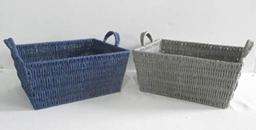 paper rope storage basket gift basket