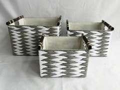 paper rope storage basket gift basket