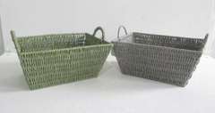 paper rope storage basket gift basket