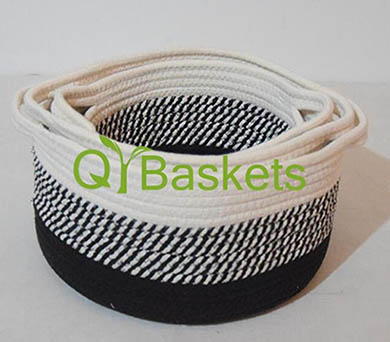 cotton rope storage basket gift basket