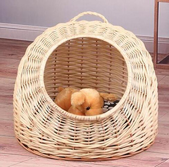 dog bed,pet bed,cat bed,made of willow with pillow