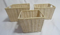 storage basket,gift basket,fruit basket,PE rattan basket with metal frame