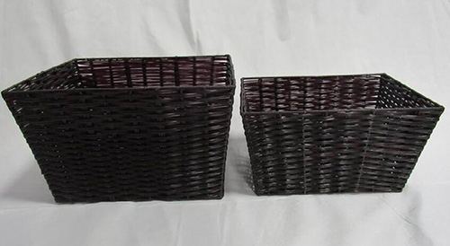 PE rattan basket storage basket laundry basket