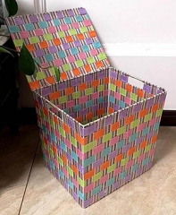 storage basket,laundry basket,PP webbing basket with metal frame