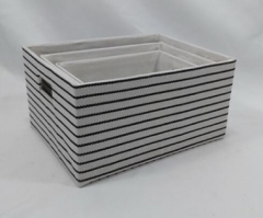 fabric storage basket set of 3