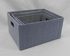 fabric storage basket set of 3