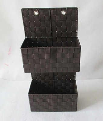storage basket,wall hanging organizers,pp webbing basket