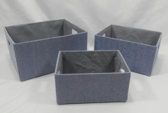 fabric storage basket set of 3