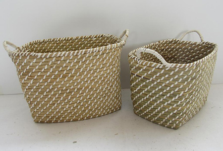 storage basket,gift basket,fruit basket,made of sea grass