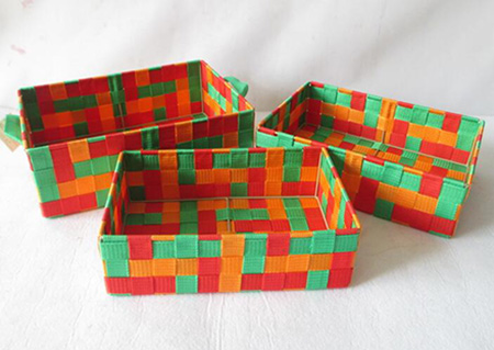 storage basket,gift basket,PP webbing basket