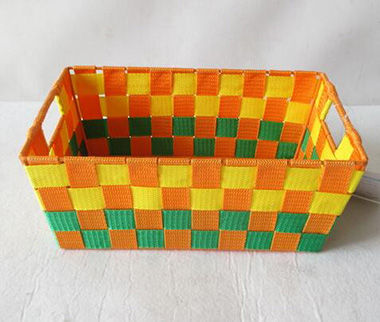 pp webbing storage basket gift basket