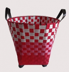 laundry basket,storage basket,laundry cart,made of ,pp webbing basket