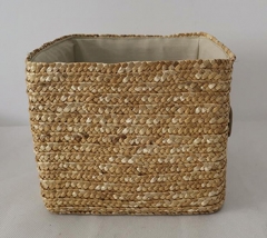 storage basket,gift basket,made of wheat straw with liner