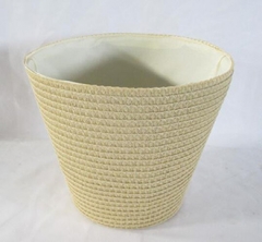 storage basket,laundry basket,made of pp straw with liner