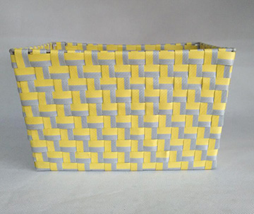 storage basket,gift basket,made of PE rattan with metal frame
