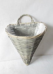 hanging basket,flower pot, with plastic liner