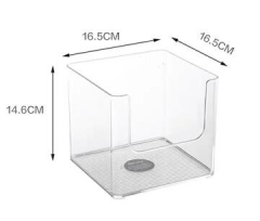 Super clear refrigerator food storage container storage bins