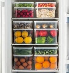 BPA-FREE plastic food storage container,kitchen organizer,6 sizes