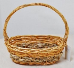 willow storage basket gift basket fruit basket