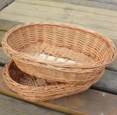 willow storage basket fruit basket gift basket bread basket