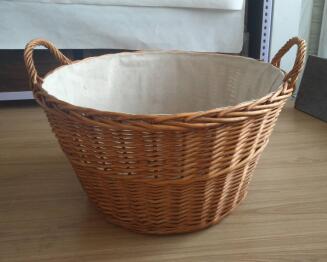 willow large log basket storage basket