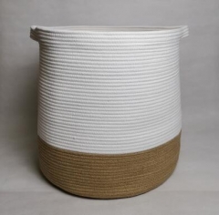 cotton rope storage basket