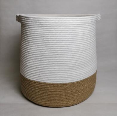 cotton rope storage basket