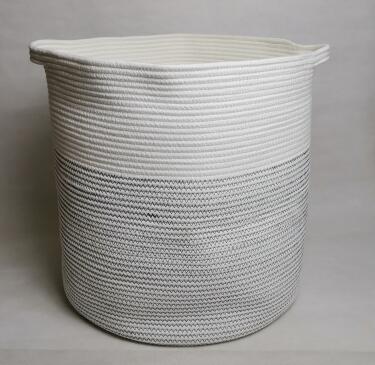 cotton rope storage basket laundry basket