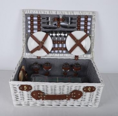 wicker picnic basket willow picnic hamper