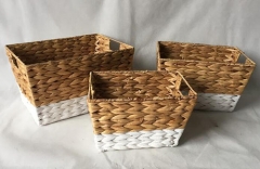 storage basket,gift basket,fruit basket,made of water hyacinth