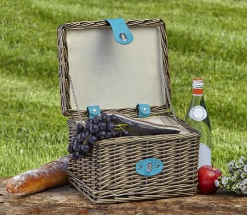 full willow picnic basket for children