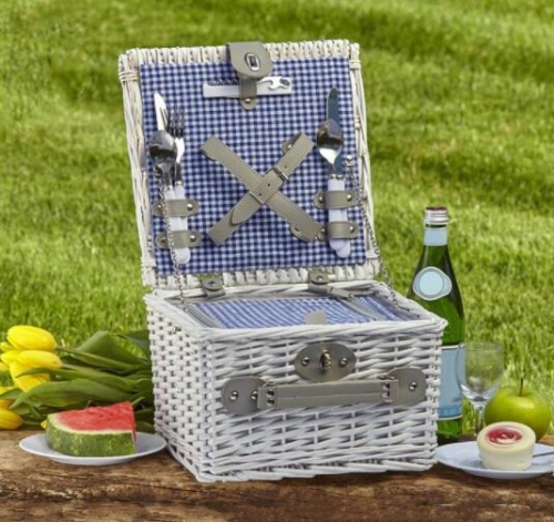 full willow picnic basket for children