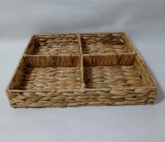 water hyacinth storage basket hand woven snacks basket gift basket